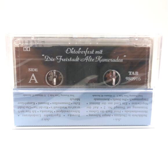 Oktoberfest mit Die Freistadt Alte Kameraden German Band Cassette Tape Sealed - Picture 3 of 3